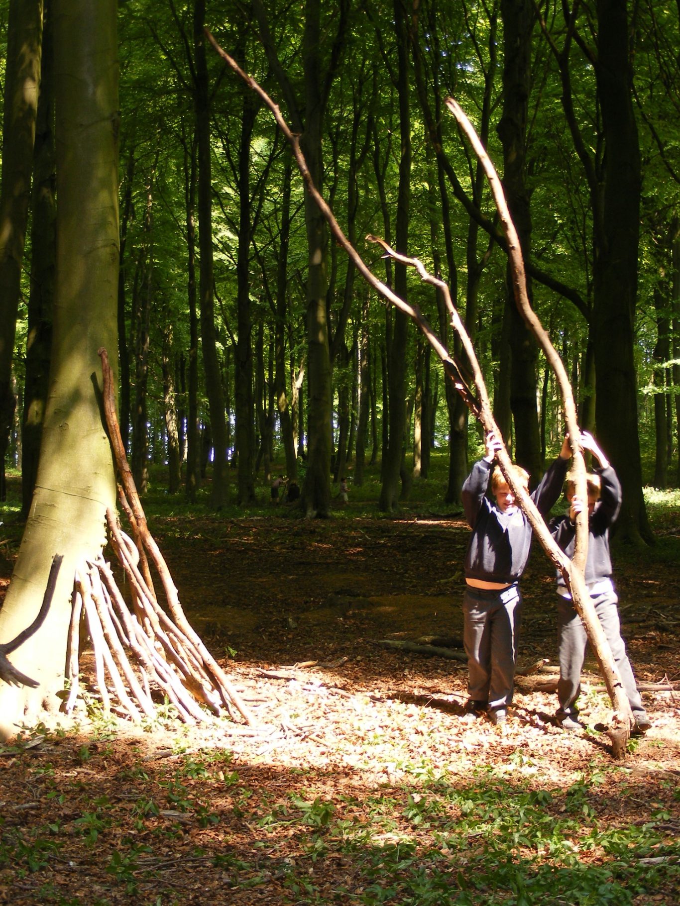 Shelter building at Countryside Live 2008
